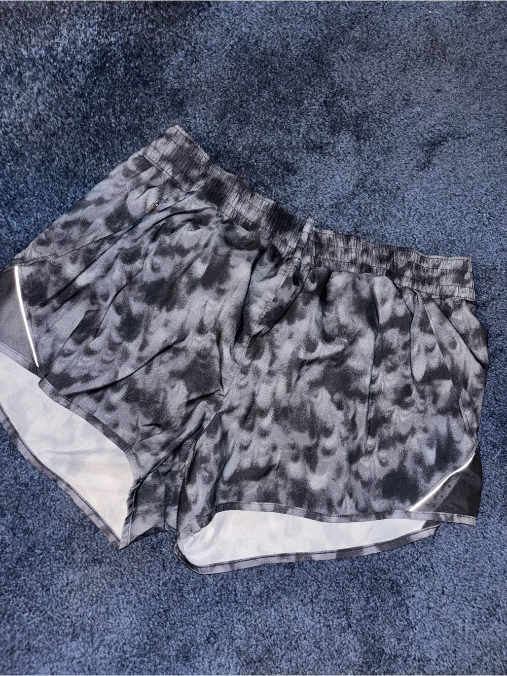 all in motion Gray Tie-Dye Athletic Shorts
